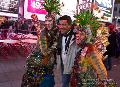 Times Square, Halloween night