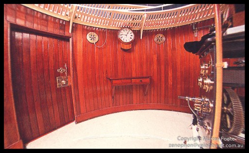 Cape Schanck Lantern Room 21 April 1987 Nikon FE 16mm fisheye nikkor f3.5 (partially defished) Fujichrome 50