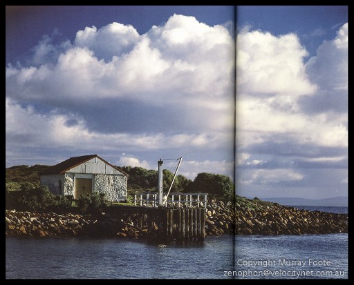 Gabo Wharf & Storehouse Nagaoka 5x4" Field Camera Schneider Xenar 240mm f22 1/10 sec + polariser (low res scan from book)