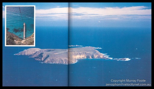 Althorpe Island by Air and Dock (inset) Low res scan from book.