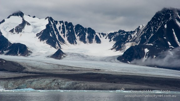 Glacier and ship