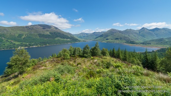 Looking back at Loch Duich on the road to Glenelg