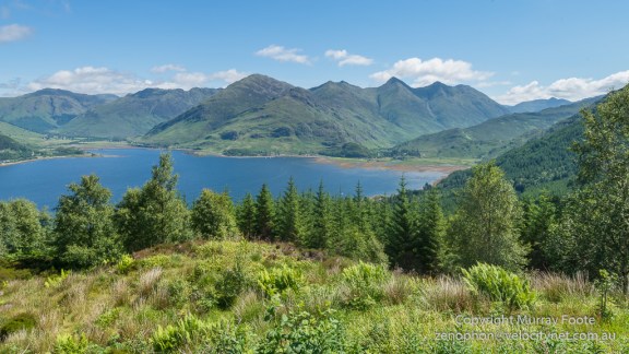 Looking back at Loch Duich on the road to Glenelg