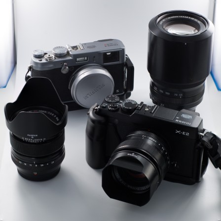 Fujifilm cameras and lenses