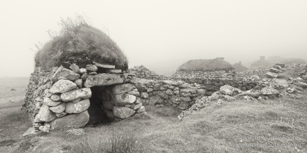 photography, travel, archaeology, history, landscape, architecture, scotland, st-kilda, Hebrides, Monochrome, Black and White, Infrared