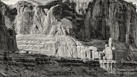 Arches National Park, Black and White, Infrared, Landscape, Park Avenue, Photography, Southwest Canyonlands, Travel, USA, Utah