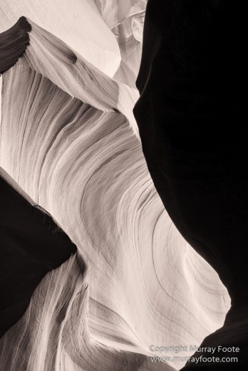 Antelope Canyon, Arizona, Black and White, Landscape, Monochrome, Photography, Southwest Canyonlands, Travel, USA