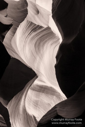 Antelope Canyon, Arizona, Black and White, Landscape, Monochrome, Photography, Southwest Canyonlands, Travel, USA