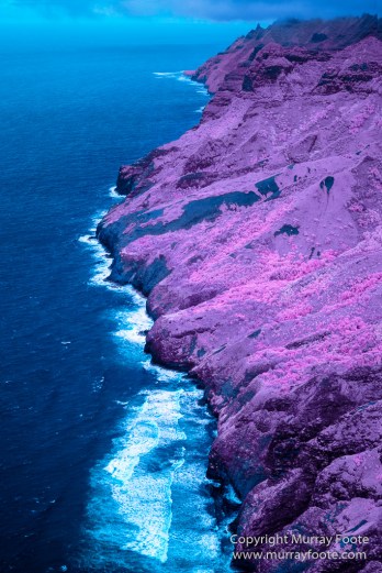 Hawaii, Helicopter, Infrared, Kauai, Landscape, Na Pali Coast, Photography, Travel, Waimea Canyon