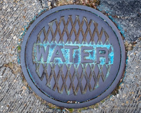 Architecture, Cadillac Hearse, Drain covers, Faubourg Marigny, Marigny, New Orleans, Photography, Street photography, Travel, USA