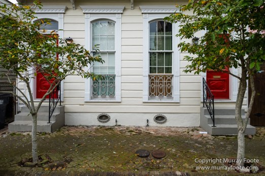 Architecture, Cadillac Hearse, Drain covers, Faubourg Marigny, Marigny, New Orleans, Photography, Street photography, Travel, USA