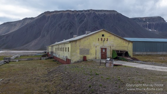 Architecture, Coal, History, Landscape, Nordenskiöld Glacier, Photography, Pyramiden, Russia, seascape, Spitsbergen, Travel