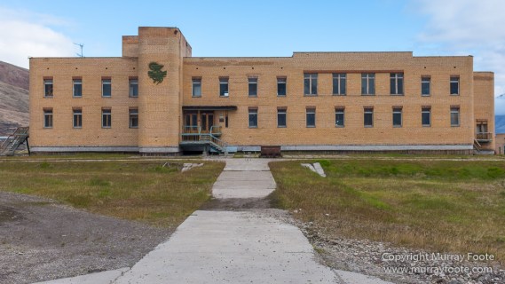 Architecture, Coal, History, Landscape, Nordenskiöld Glacier, Photography, Pyramiden, Russia, seascape, Spitsbergen, Travel