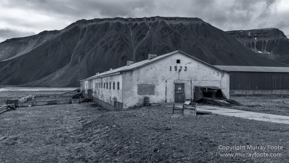 Architecture, Black and White, Coal, Landscape, Longyearbyen, Monochrome, Nordenskiöld Glacier, Photography, Pyramiden, Russia, seascape, Spitsbergen, Travel, Wilderness, Wildlife