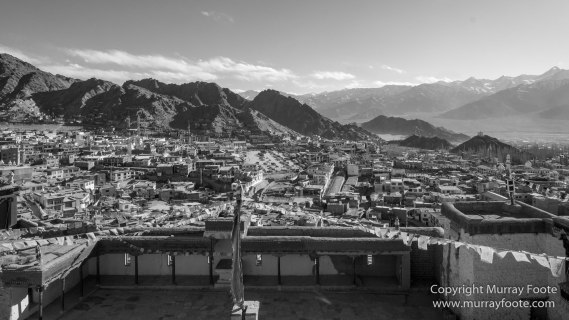 Architecture, Black and White, India, Ladakh, Landscape, Leh, Leh Palace, Monochrome, Photography, Street photography, Tibet