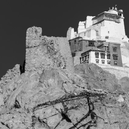 Architecture, Black and White, India, Ladakh, Landscape, Leh, Leh Palace, Monochrome, Photography, Street photography, Tibet