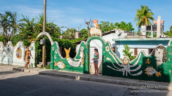 Architecture, Art, Cars, Cuba, Edsel, Fusterlandia, Havana, Mosaic, Photography, Street photography, Travel