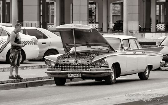 Architecture, Art, Black and White, Cars, Cuba, Havana, Landscape, Monochrome, Photography, Street photography