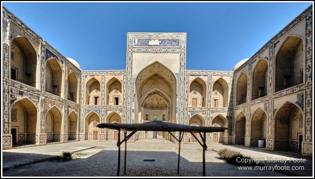 Abdulaziz-Khan Madrasah, Architecture, Bukhara, Carpets, Ceramics, History, Landscape, Photography, Street photography, Trading Domes, Travel, Ulugbek Madrassah, Uzbekistan, Weaving