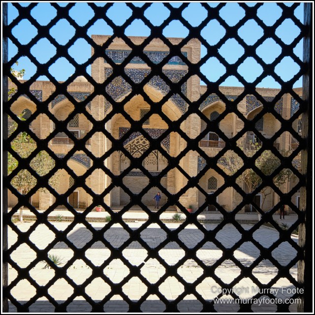 Amir-Allimkhan Madrasah, Architecture, Bukhara, Ceramics, History, Kalan Minaret, Kalan Mosque, Landscape, Photography, Poi-Kalyan Ensemble, Street photography, Travel, Uzbekistan