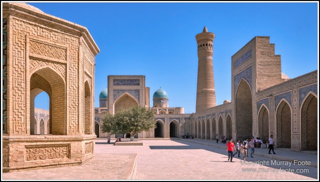 Amir-Allimkhan Madrasah, Architecture, Bukhara, Ceramics, History, Kalan Minaret, Kalan Mosque, Landscape, Photography, Poi-Kalyan Ensemble, Street photography, Travel, Uzbekistan
