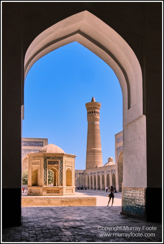 Amir-Allimkhan Madrasah, Architecture, Bukhara, Ceramics, History, Kalan Minaret, Kalan Mosque, Landscape, Photography, Poi-Kalyan Ensemble, Street photography, Travel, Uzbekistan