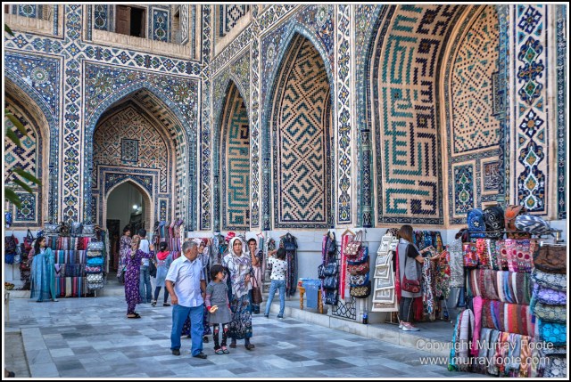 Architecture, Ceramics, History, Landscape, Photography, Registan, Samarkand, Shir Dor Madrassah, Street photography, Tillya-Kari Madrassah, Travel, Ulugh Beg Madrassah, Uzbekistan