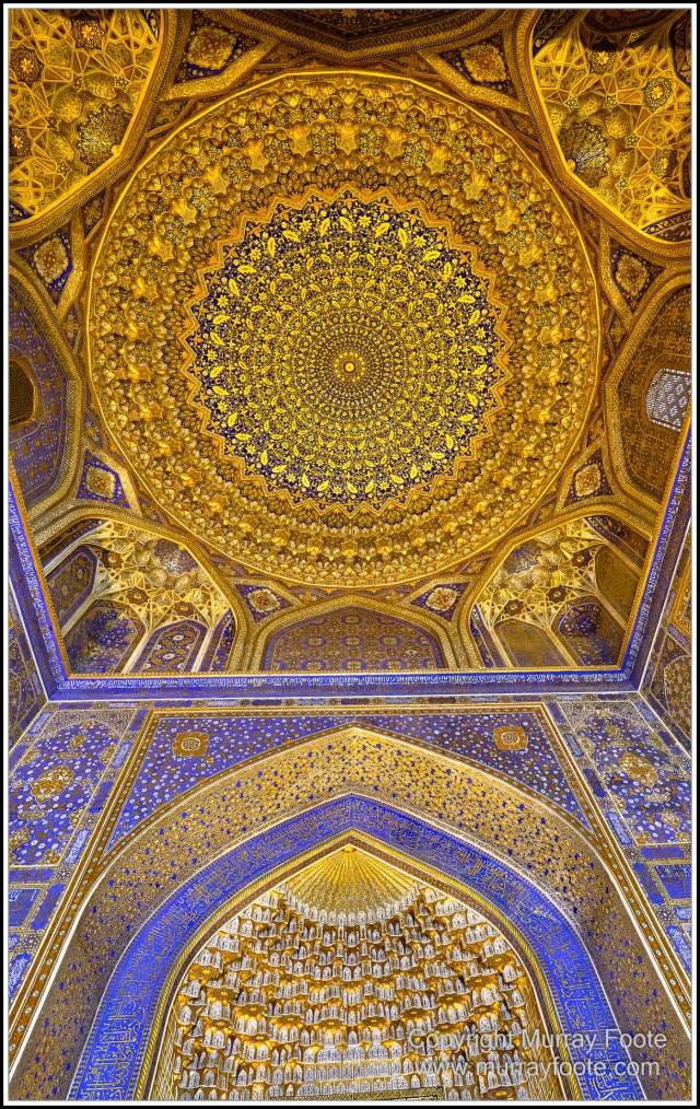 Architecture, Ceramics, History, Landscape, Photography, Registan, Samarkand, Shir Dor Madrassah, Street photography, Tillya-Kari Madrassah, Travel, Ulugh Beg Madrassah, Uzbekistan