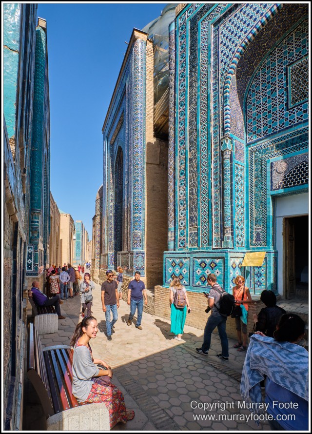 Architecture, Ceramics, History, Landscape, Photography, Samarkand, Shah-i-Zinda, Street photography, Travel, Uzbekistan