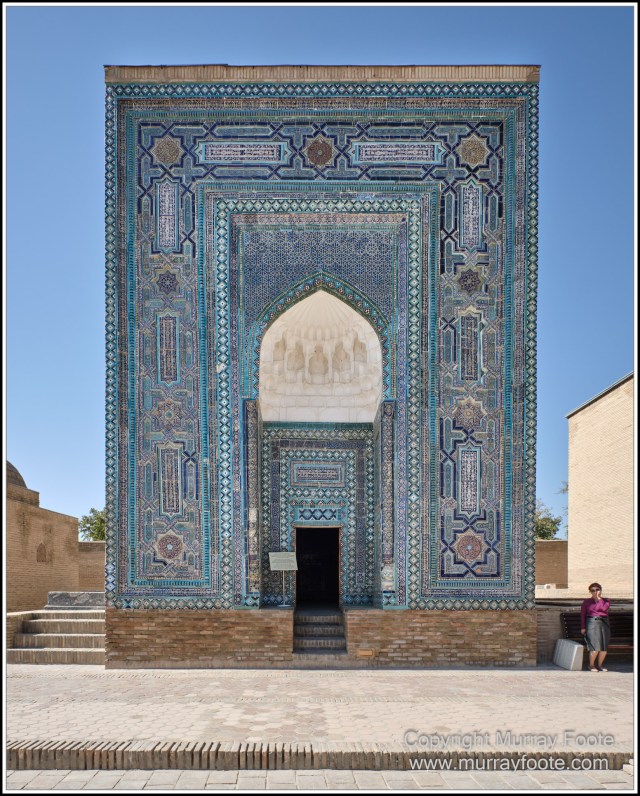 Architecture, Ceramics, History, Landscape, Photography, Samarkand, Shah-i-Zinda, Street photography, Travel, Uzbekistan