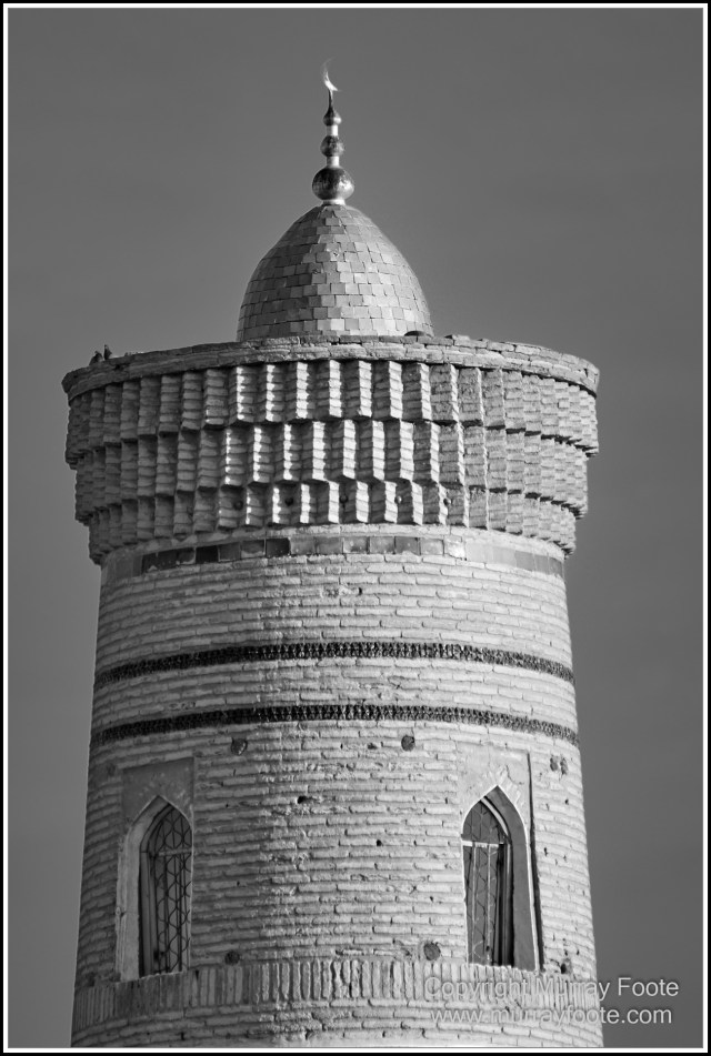 Architecture, Black and White, Khiva, Landscape, Monochrome, Photography, Street photography, Travel, Uzbekistan