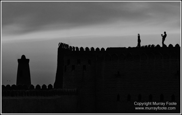 Architecture, Black and White, Khiva, Landscape, Monochrome, Photography, Street photography, Travel, Uzbekistan