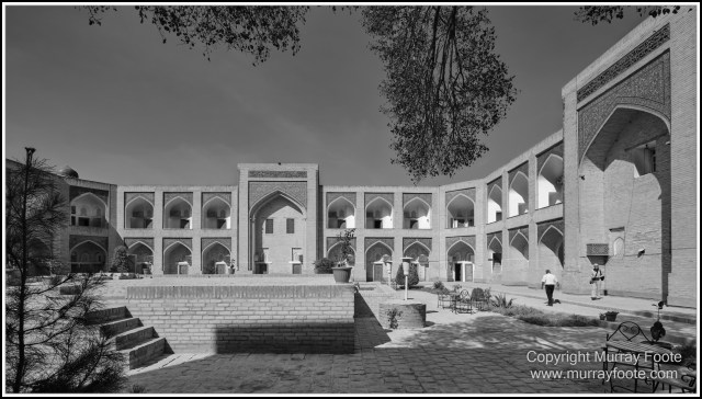 Architecture, Black and White, Khiva, Landscape, Monochrome, Photography, Street photography, Travel, Uzbekistan