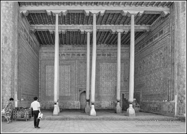 Architecture, Black and White, Khiva, Landscape, Monochrome, Photography, Street photography, Travel, Uzbekistan