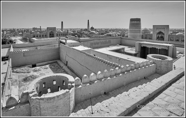 Architecture, Black and White, Khiva, Landscape, Monochrome, Photography, Street photography, Travel, Uzbekistan