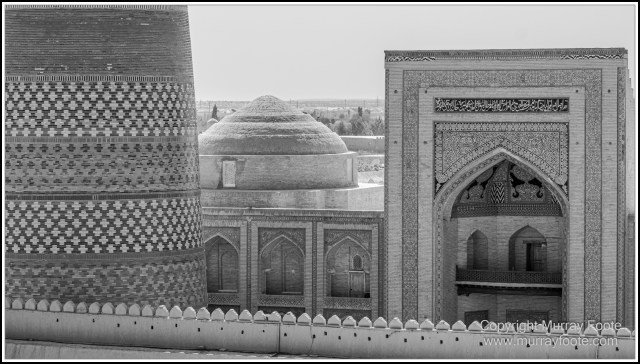 Architecture, Black and White, Khiva, Landscape, Monochrome, Photography, Street photography, Travel, Uzbekistan