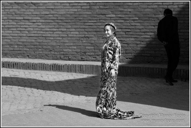Architecture, Black and White, Khiva, Landscape, Monochrome, Photography, Street photography, Travel, Uzbekistan