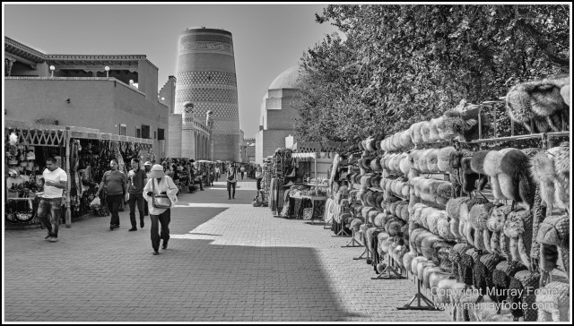 Architecture, Black and White, Khiva, Landscape, Monochrome, Photography, Street photography, Travel, Uzbekistan