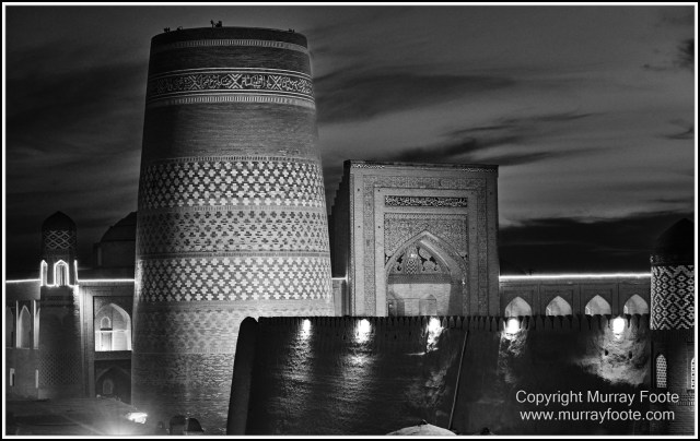 Architecture, Black and White, Khiva, Landscape, Monochrome, Photography, Street photography, Travel, Uzbekistan