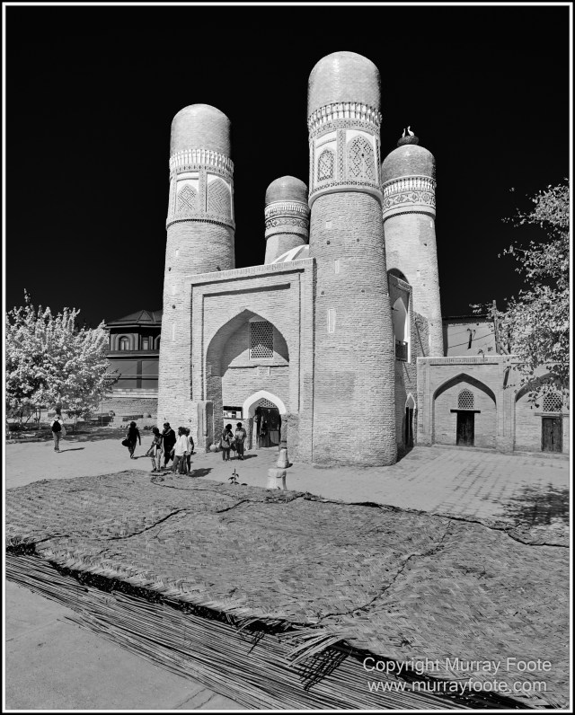 Architecture, Black and White, Bukhara, History, Landscape, Monochrome, Photography, Street photography, Travel, Uzbekistan
