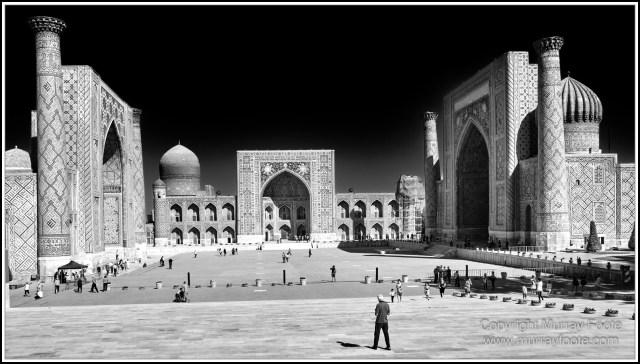 Architecture, Black and White, History, Landscape, Monochrome, Photography, Samarkand, Street photography, Travel, Uzbekistan
