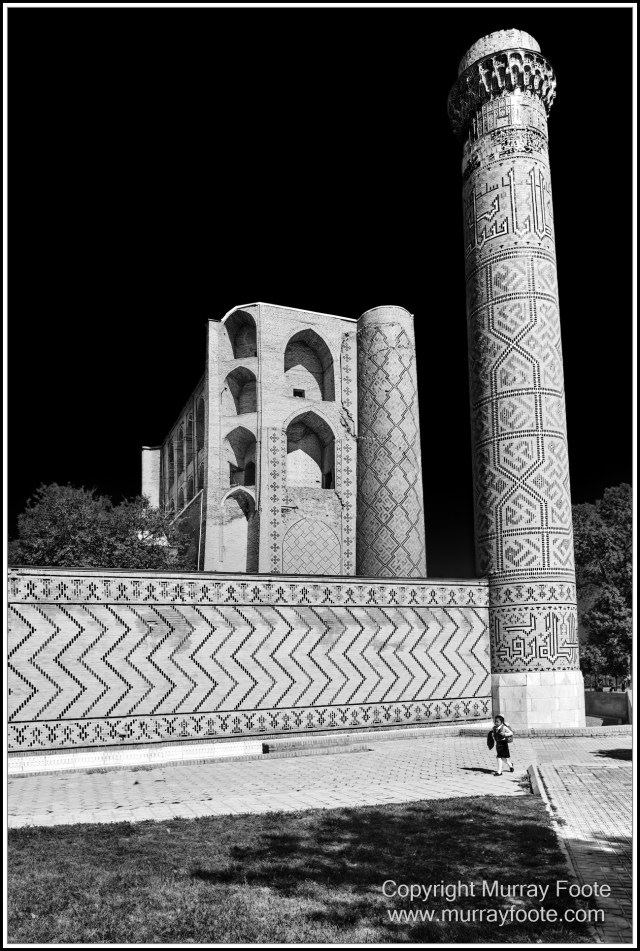 Architecture, Black and White, History, Landscape, Monochrome, Photography, Samarkand, Street photography, Travel, Uzbekistan
