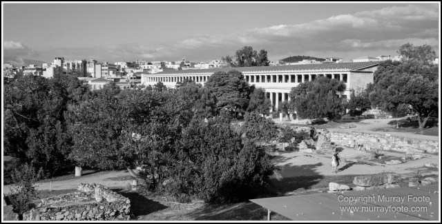 Acropolis, Ancient Agora of Athens, Archaeology, Architecture, Athens, Black and White, Greece, History, Landscape, Monochrome, Photography, Roman Agora, Street photography, Travel