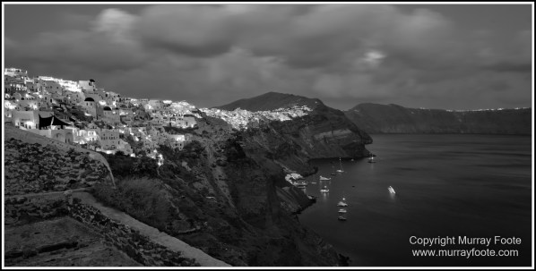 Architecture, Belltowers, Black and White, Emporio, Greece, Landscape, Monochrome, Oia, Photography, Santorini, Street photography, Thira, Travel