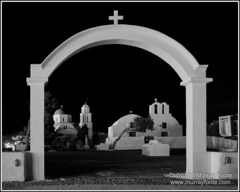Architecture, Belltowers, Black and White, Emporio, Greece, Landscape, Monochrome, Oia, Photography, Santorini, Street photography, Thira, Travel