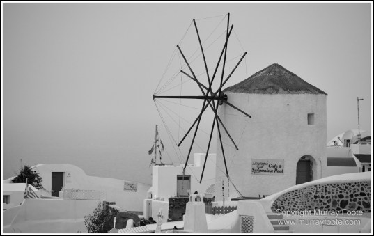 Architecture, Belltowers, Black and White, Emporio, Greece, Landscape, Monochrome, Oia, Photography, Santorini, Street photography, Thira, Travel