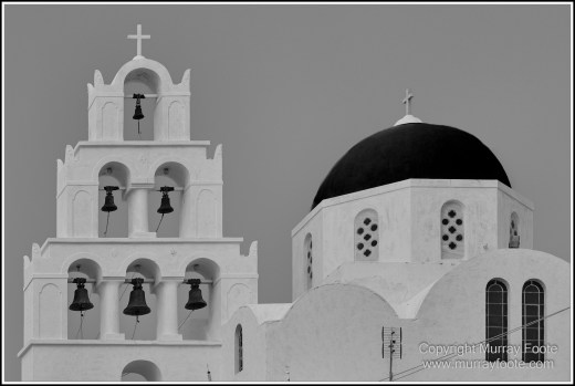 Akrotiri, Archaeology, Architecture, Belltowers, Black and White, Greece, Landscape, Monochrome, Photography, Pyrgos, Santorini, Street photography, Thira, Travel