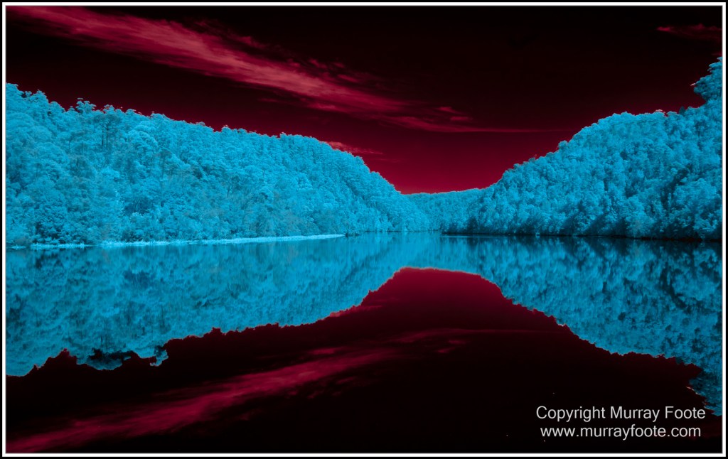 Infrared, Landscape, Nature, Photography, Pieman Heads, Pieman River, Pieman River Cruise, Reflections, Tasmania, Travel, Wilderness