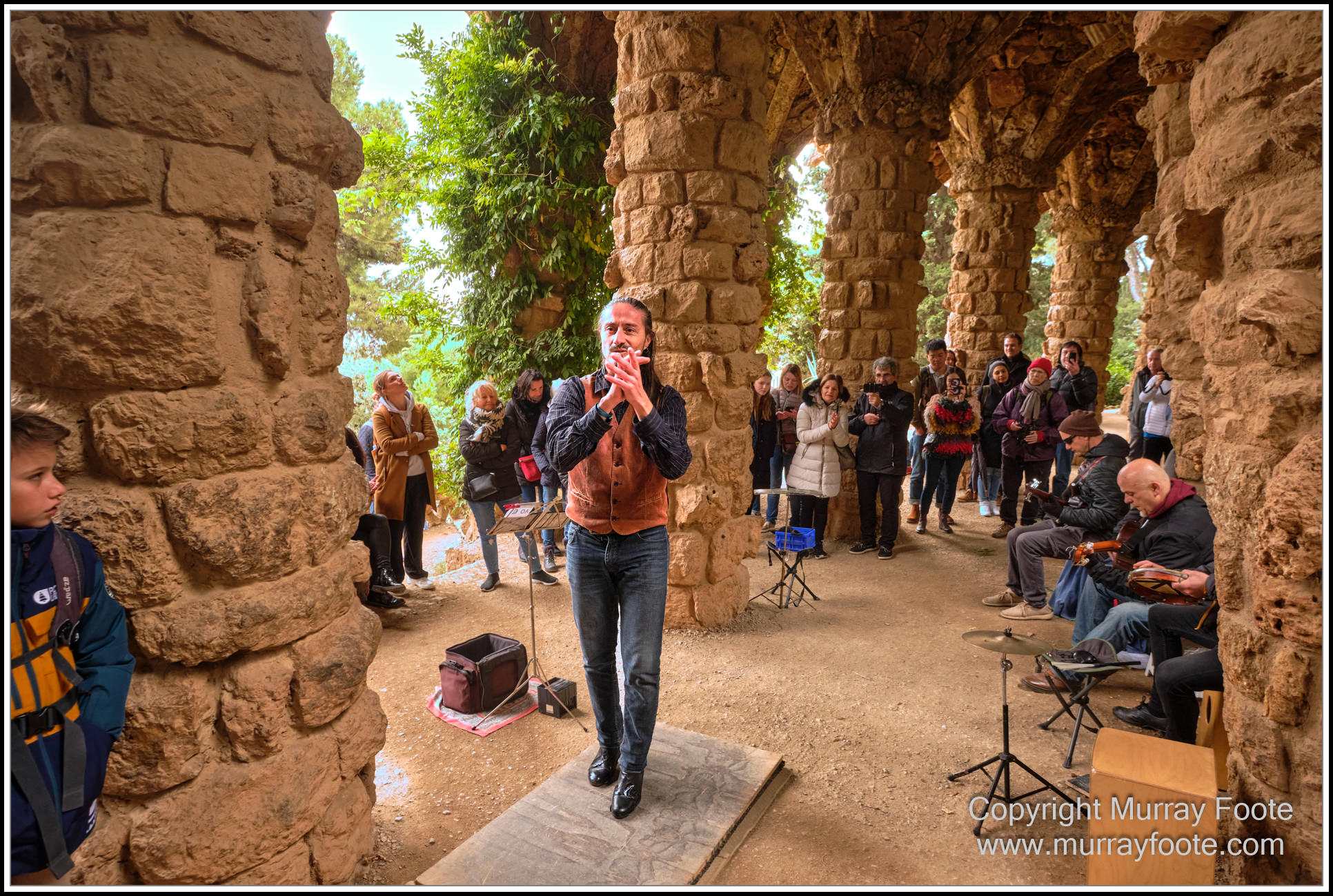 Architecture, Art, Barcelona, Gaudi, History, Landscape, Live Music, Parc Guell, Photography, Sculpture, Spain, Street photography, Travel